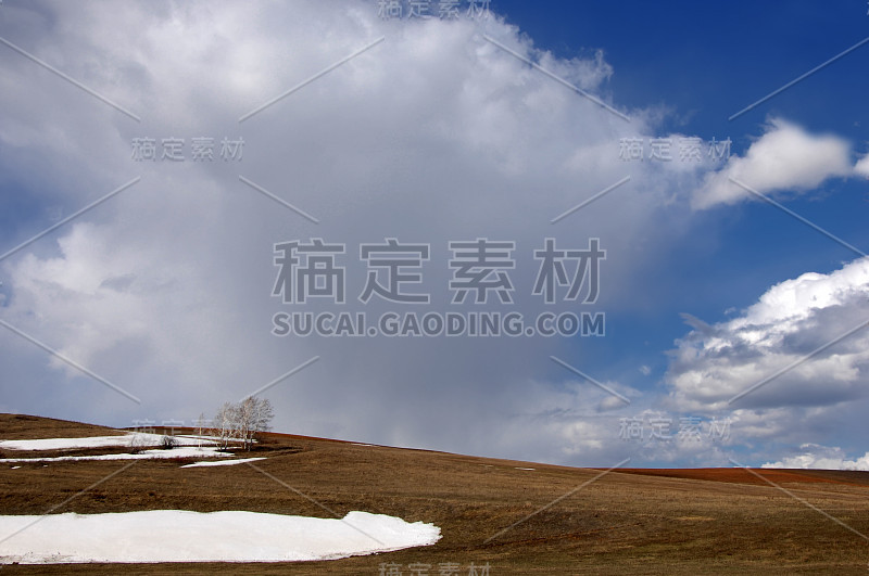 春色山水，最后一场雪，俄鞑靼斯坦