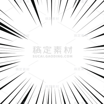 漫画书中的速度线。向量的背景