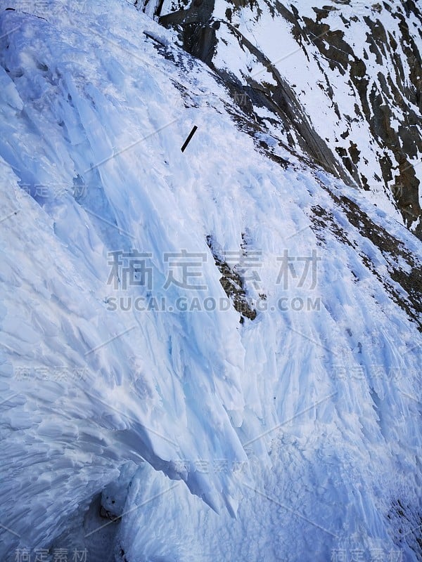 Chamonix Aiguille du midi法国勃朗山山脉滑雪滑雪单板滑雪