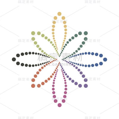 抽象的彩色的形状。矢量设计元素