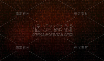 数字概念背景插图|红色