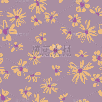 花卉无缝模式