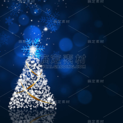 假期的圣诞树