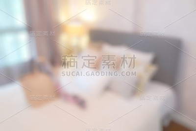 散焦背景卧室室内