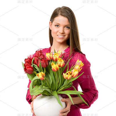 花的女孩