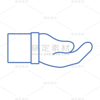 剪影商人的手和沟通手势语言