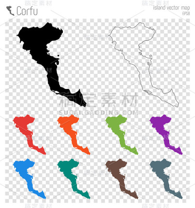 科孚高详细地图。