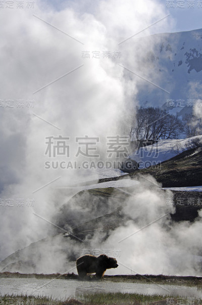 堪察加半岛迷人的自然风光