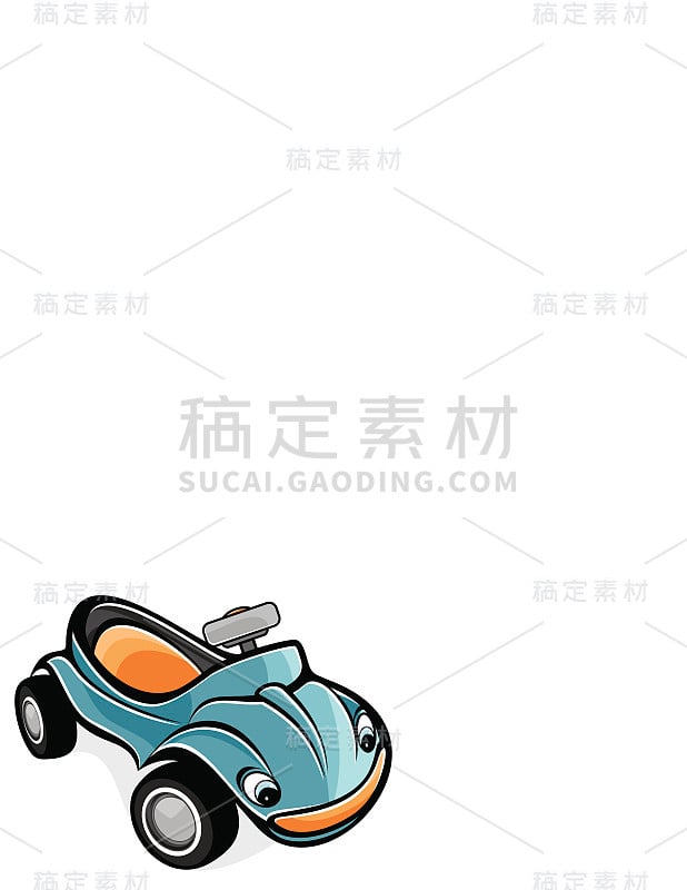 可爱的赛车