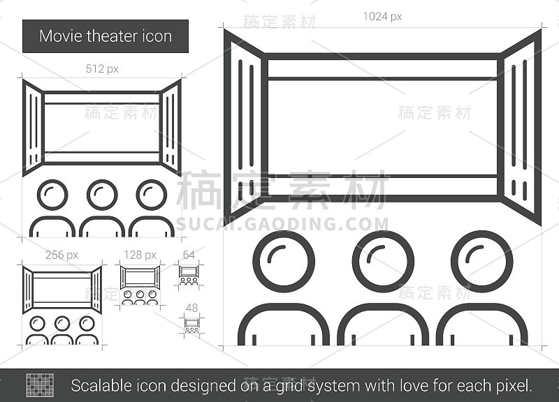 电影院线图标