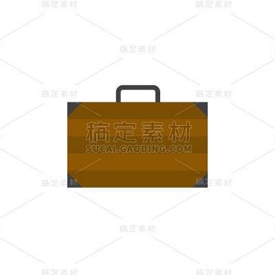扁平图标-商务手提箱