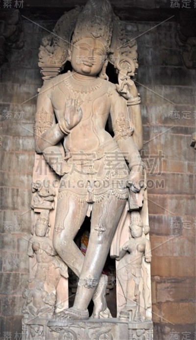 Chaturbhuja寺庙，南部寺庙群，Khajuraho，中央邦，印度