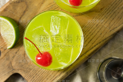 自制青瓜绿桃酸