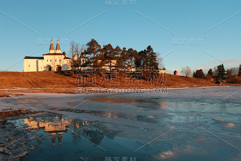 俄罗斯Vologda Ferapontovo修道院