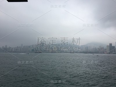 香港维多利亚港的美景