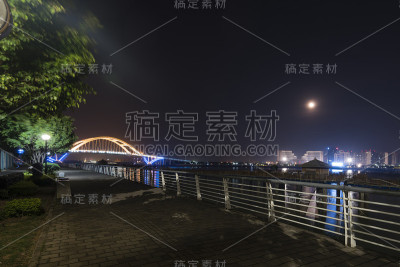 五源湾的砖砌夜景