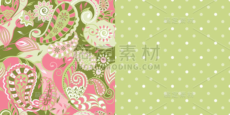 Pattern_Set_Paisley_Floral_Vine_Butterfly_Pattern_