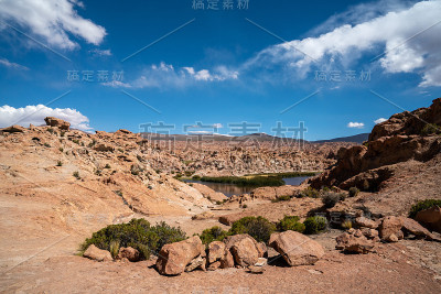 南美洲玻利维亚阿塔卡马地区美丽的风景