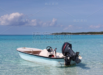 加勒比海的小船