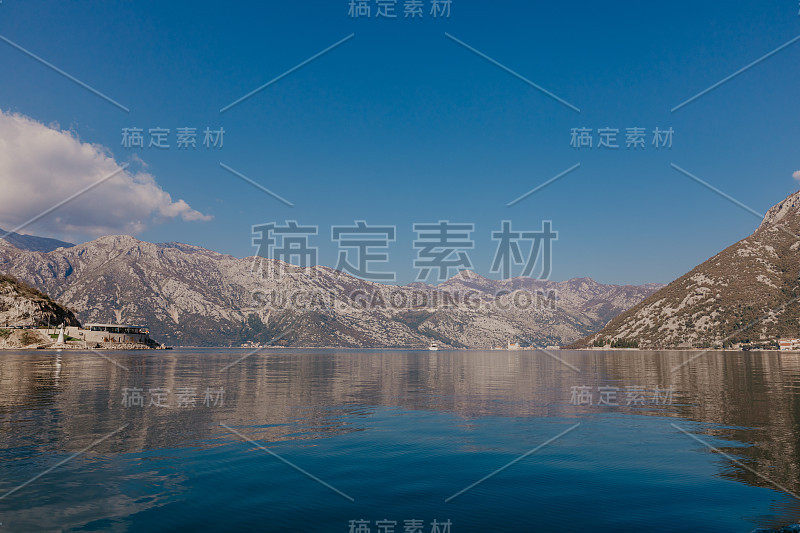 科托尔湾海景，黑山