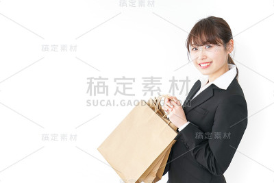 年轻的女商人形象