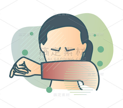 打喷嚏-普通感冒和流感-图标