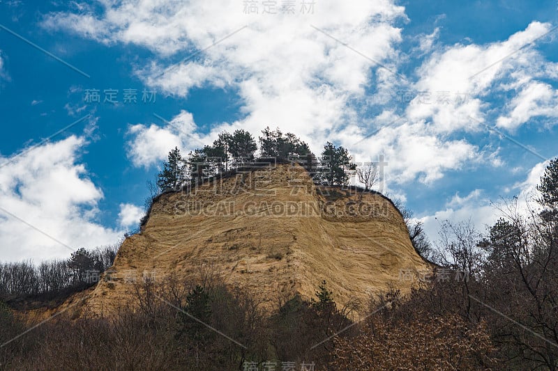 梅尔尼克地球金字塔-砂岩岩层