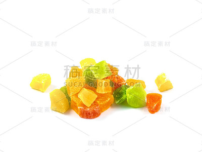 白色的干果糖