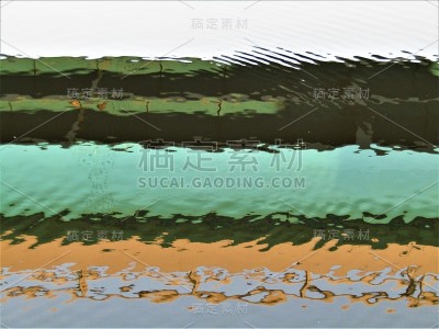 1月。日本。湖日落时分。反射。抽象的背景。