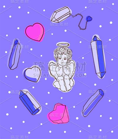 天使和晶体