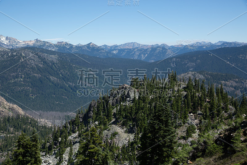 高山湖泊荒野