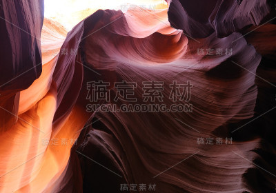 纳瓦霍印第安人保留地的峡谷