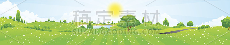绿色的风景