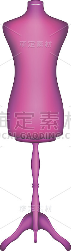 复古裙形式在粉红色的设计