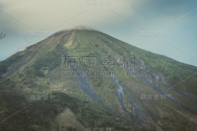 康塞普西翁火山景观，梅特佩岛，尼加拉瓜