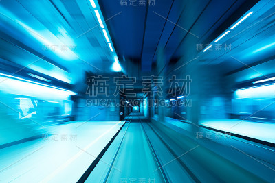 地铁铁路速度运动