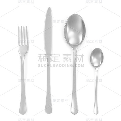 餐具与银叉，刀和勺子