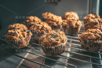 松饼的烹饪过程