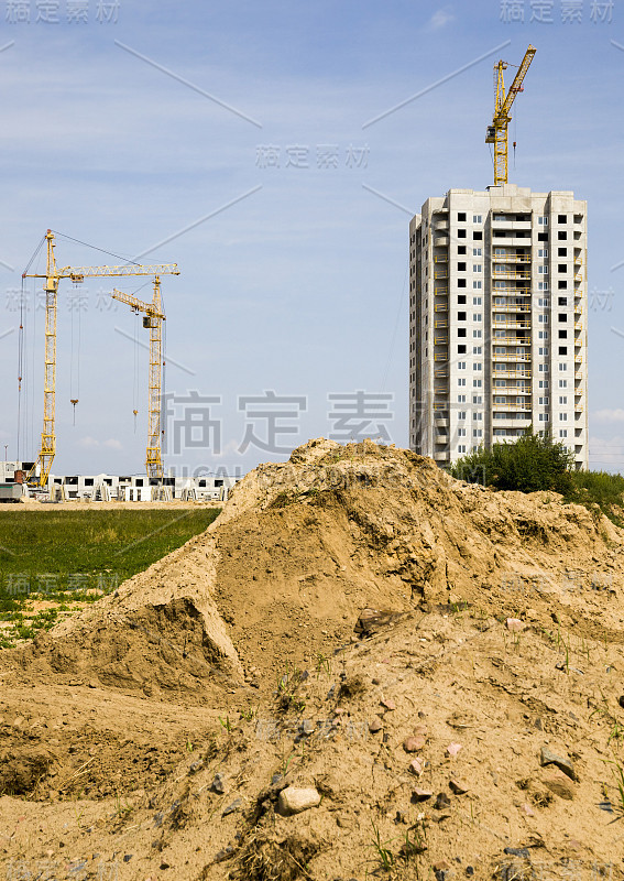 多层建筑、景观