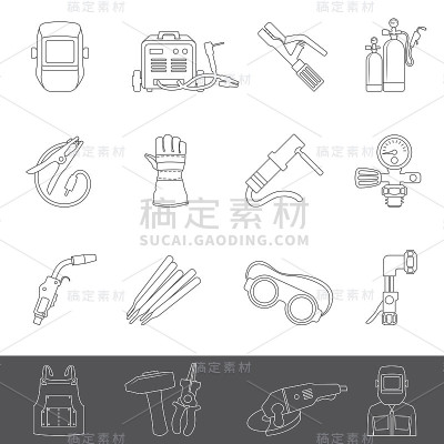 线条图标-焊接设备
