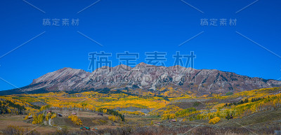 无烟煤山脉全景
