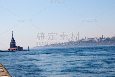位于伊斯坦布尔的少女塔