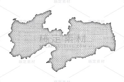 旧亚麻布上的Paraiba地图