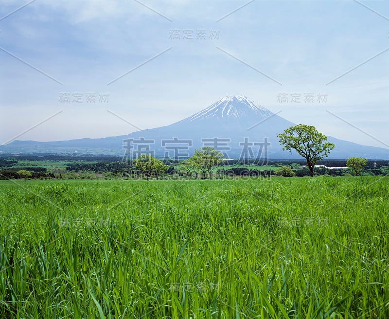 浅尻高原和富士山