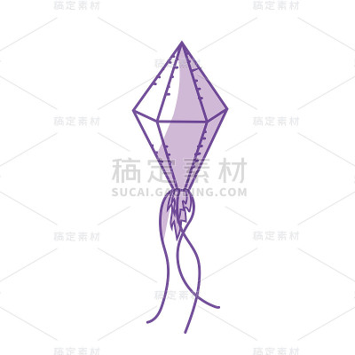 剪影好看的风筝可以在空闲时间玩