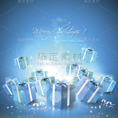 豪华的圣诞背景