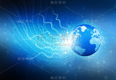 光纤与地球