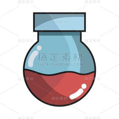 锥形烧瓶送到科学实验实验室