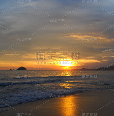 Ixtapa-Zihuatanejo。墨西哥的性质。北美