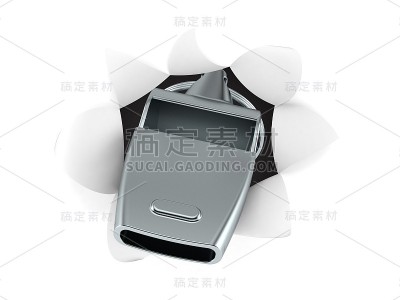 用口哨吹破纸上的洞